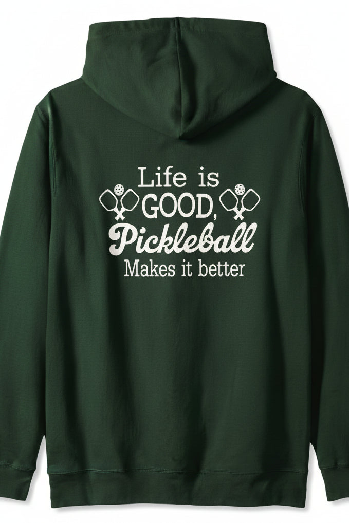 Pickleball life zip up hoodie