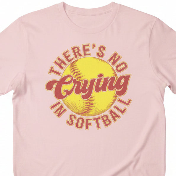 Crying in Softball Tee