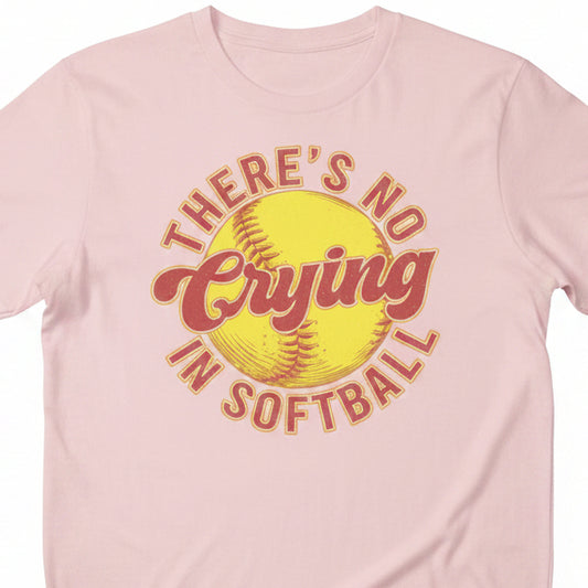 Crying in Softball Tee